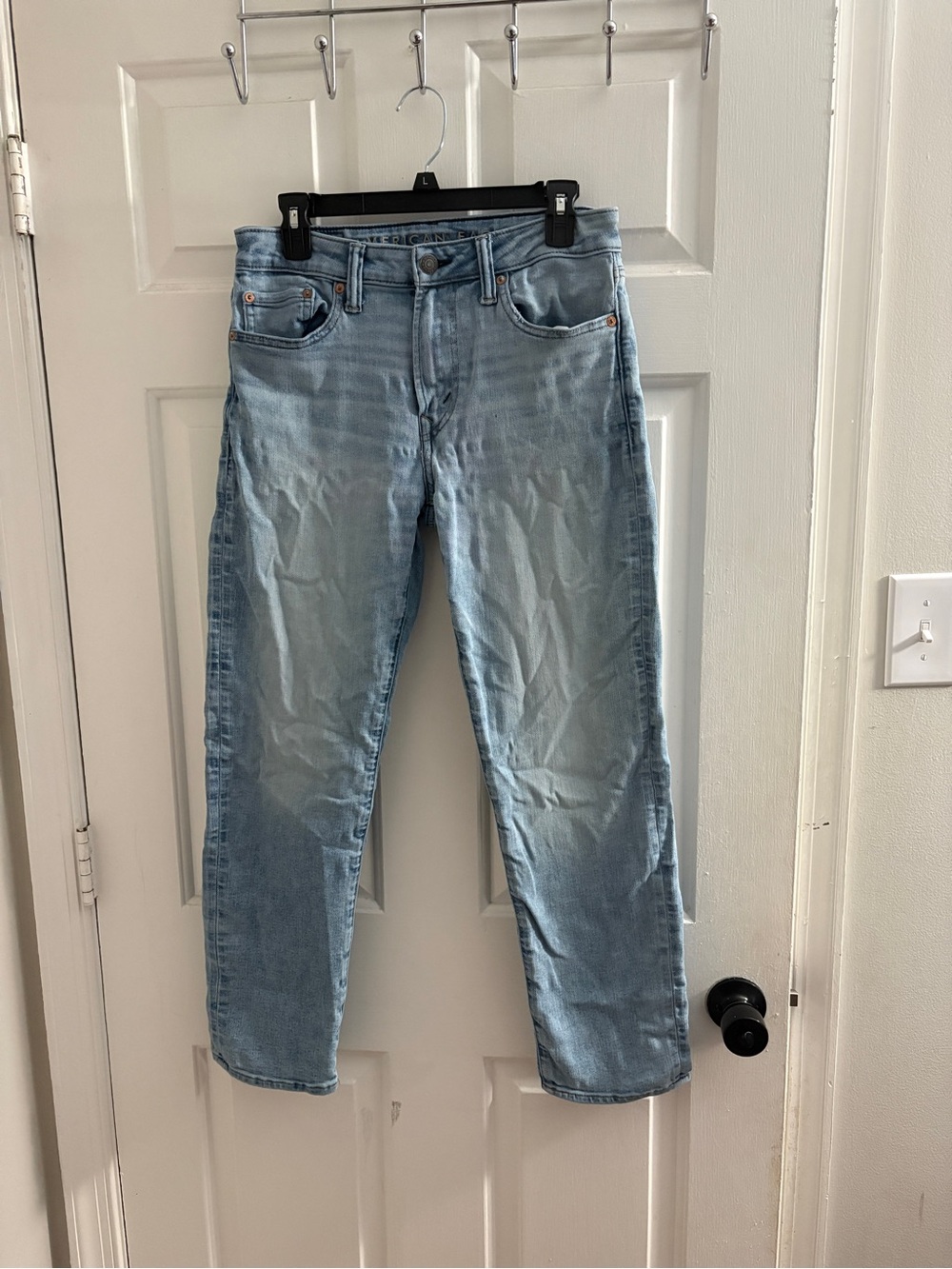 American Eagle Outfitters Light Blue Straight Jeans